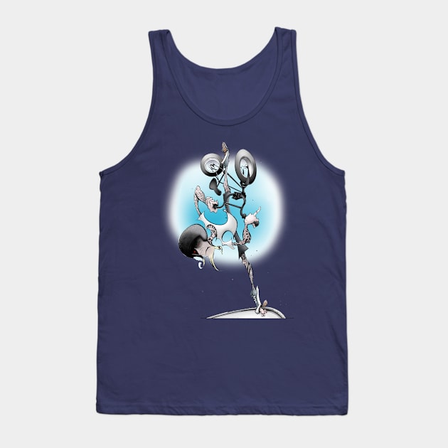 BMX FAST PLANT Tank Top by IAN TOVEY ILLUSTRATOR